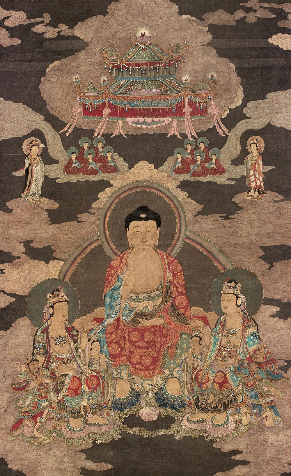 *0590 佛像 立轴 设色绢本