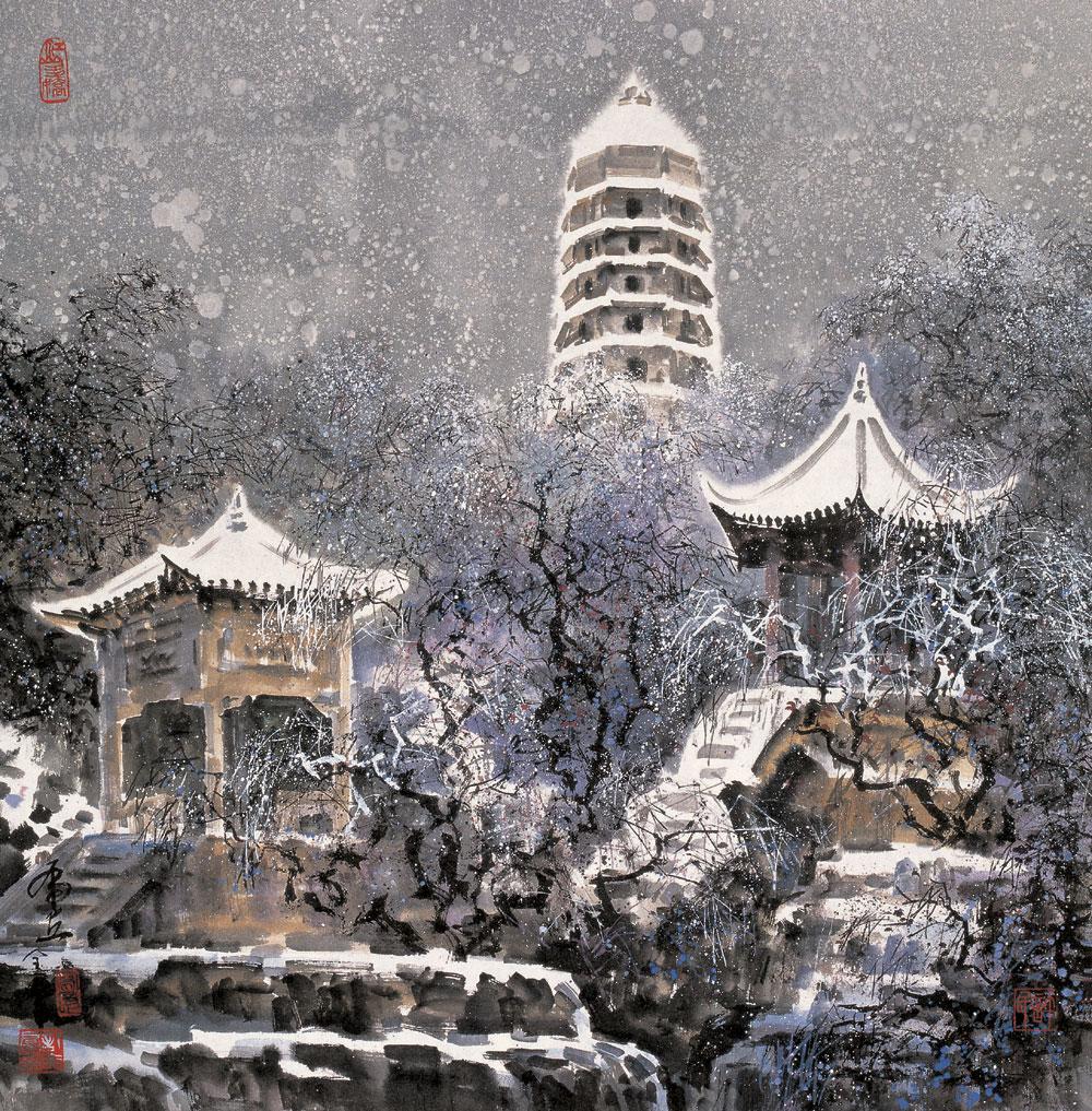 【虎丘 镜心 设色纸本】拍卖品_图片_价格_鉴赏_绘画_雅昌艺术品拍卖