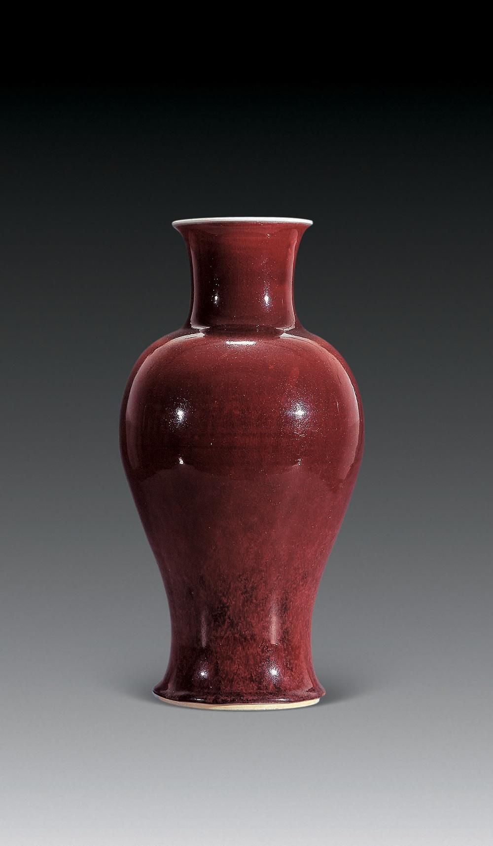清代红釉瓷器特征图片