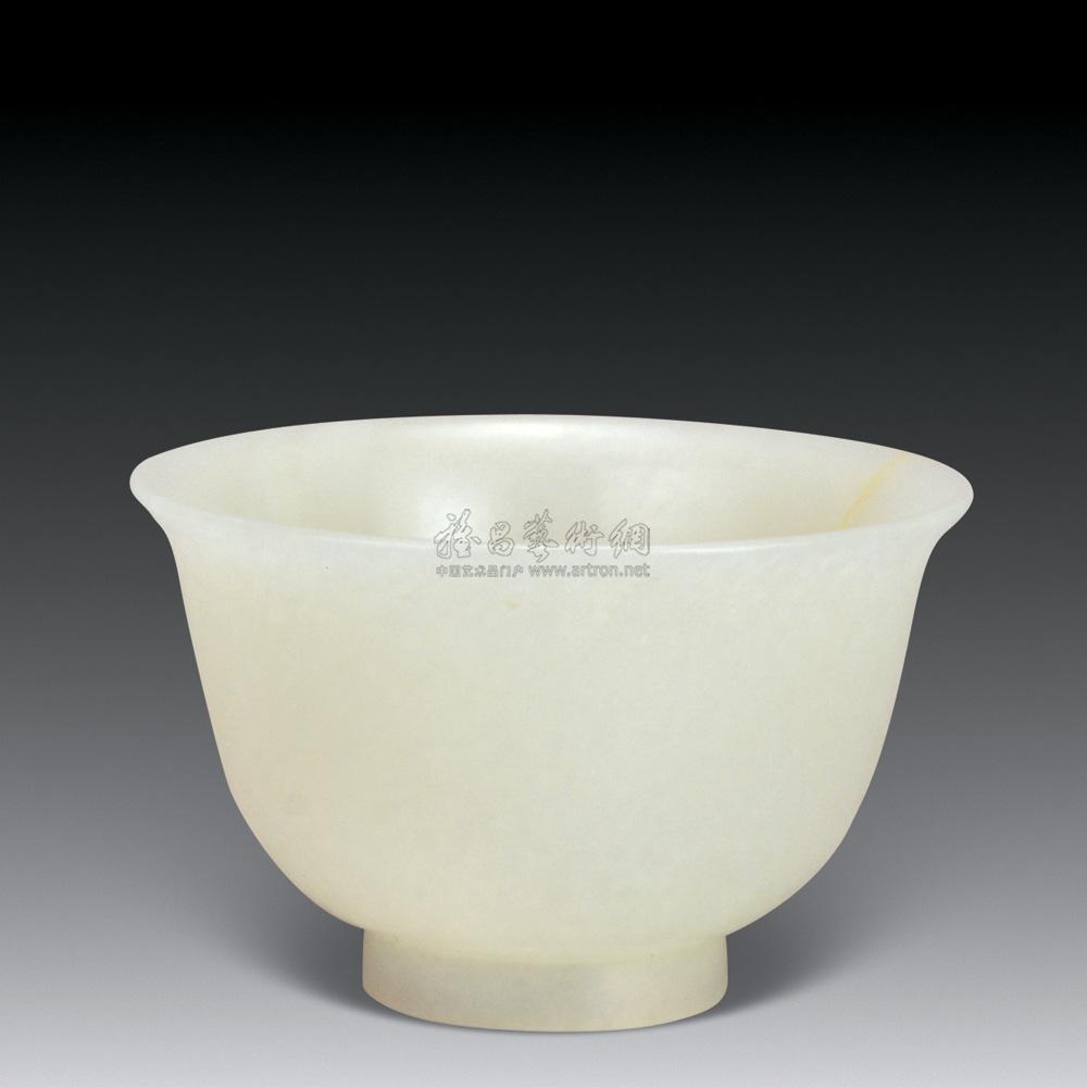 0723清康熙白玉茶盅