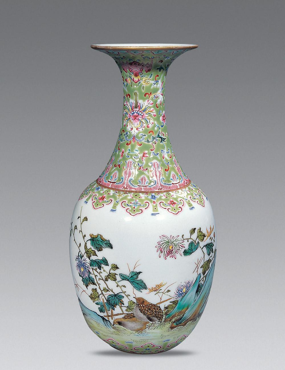 【民国 粉彩安居乐业瓶】拍卖品_图片_价格_鉴赏_民国瓷器_雅昌艺术品