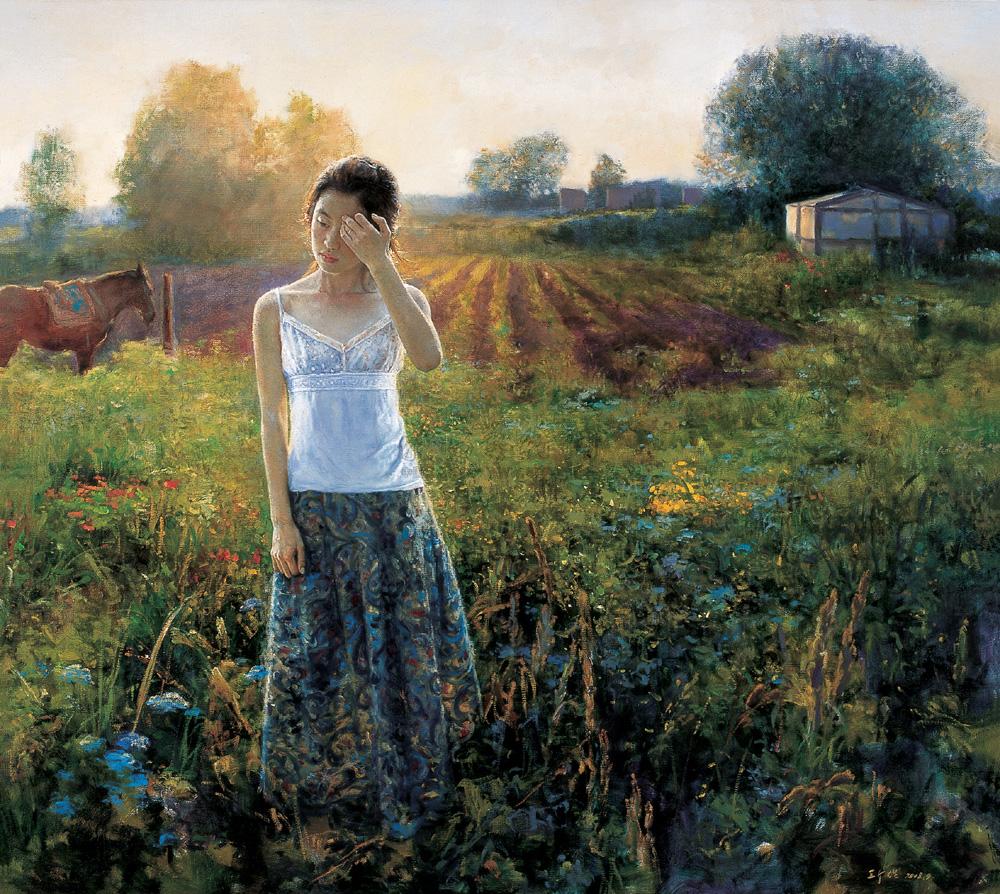 0039 2008年作 夏日晨曦 布面 油画