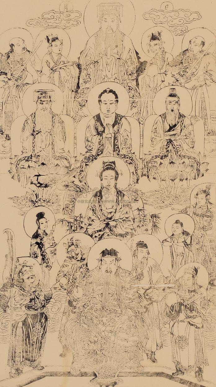 【众仙像】拍卖品_图片_价格_鉴赏_印刷文物_雅昌艺术品拍卖网