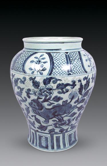【"大明万历年制"款青花罐】拍卖品_图片_价格_鉴赏_明代青花瓷器