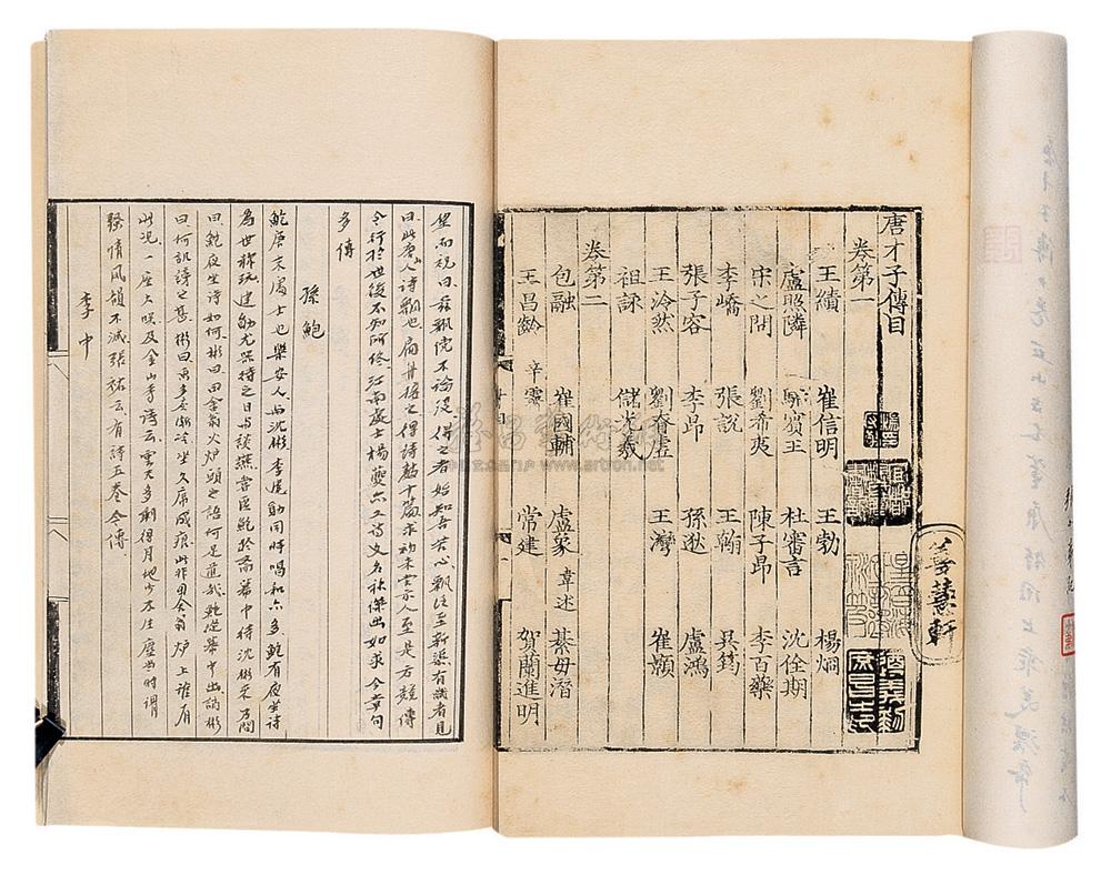 0993 五山古本唐才子传