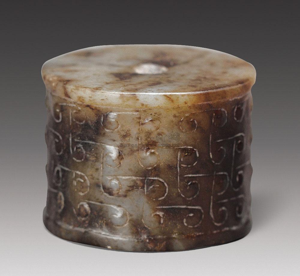 0441汉代白玉勒子