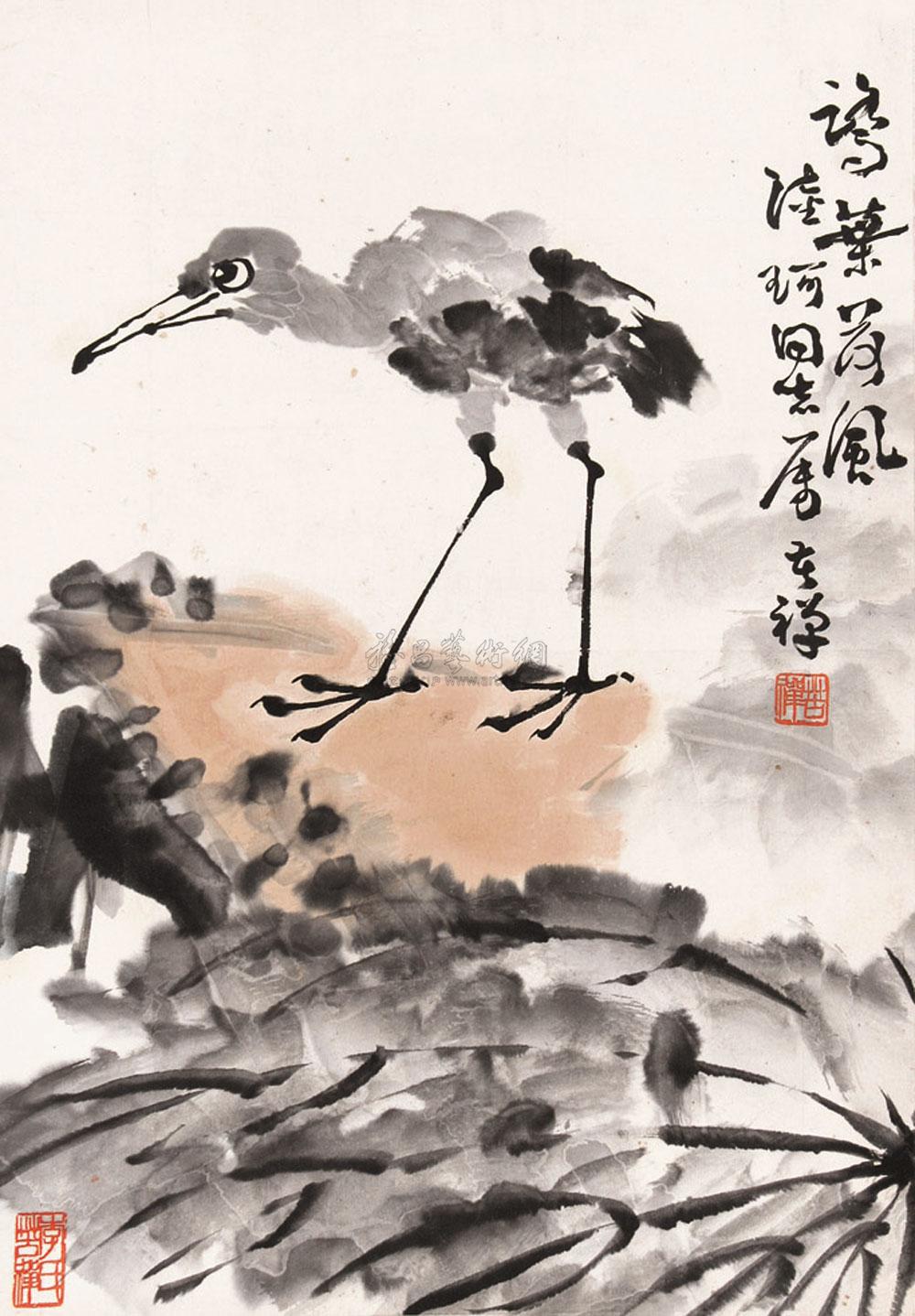 1805鹭鸶立轴