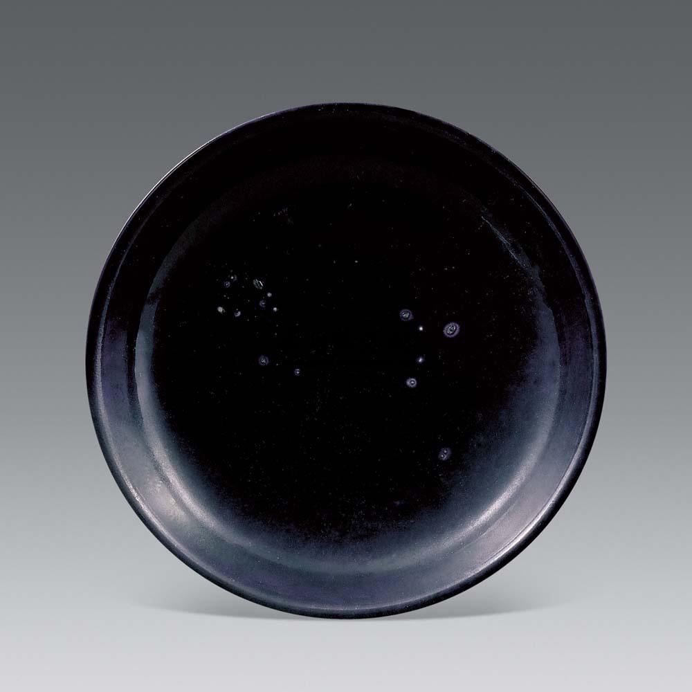 【清乾隆 茄皮紫釉盘】拍卖品_图片_价格_鉴赏_清代单色釉瓷器_雅昌