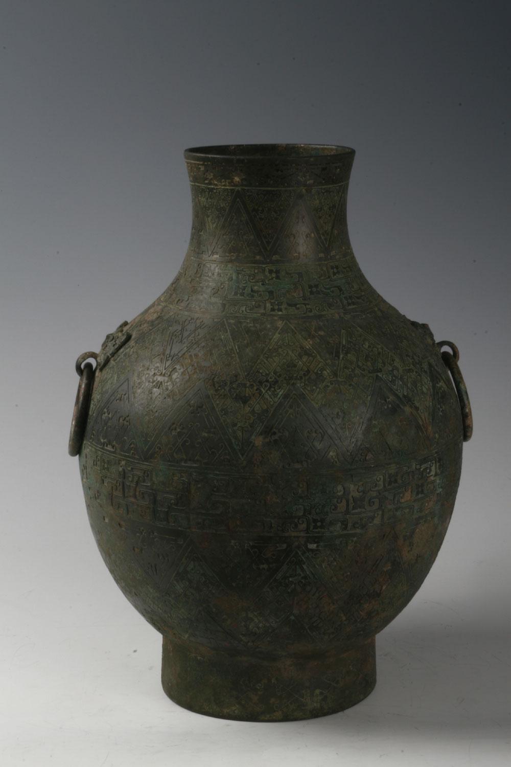 【战国 青铜双环耳壶】拍卖品_图片_价格_鉴赏_青铜器_雅昌艺术品拍卖