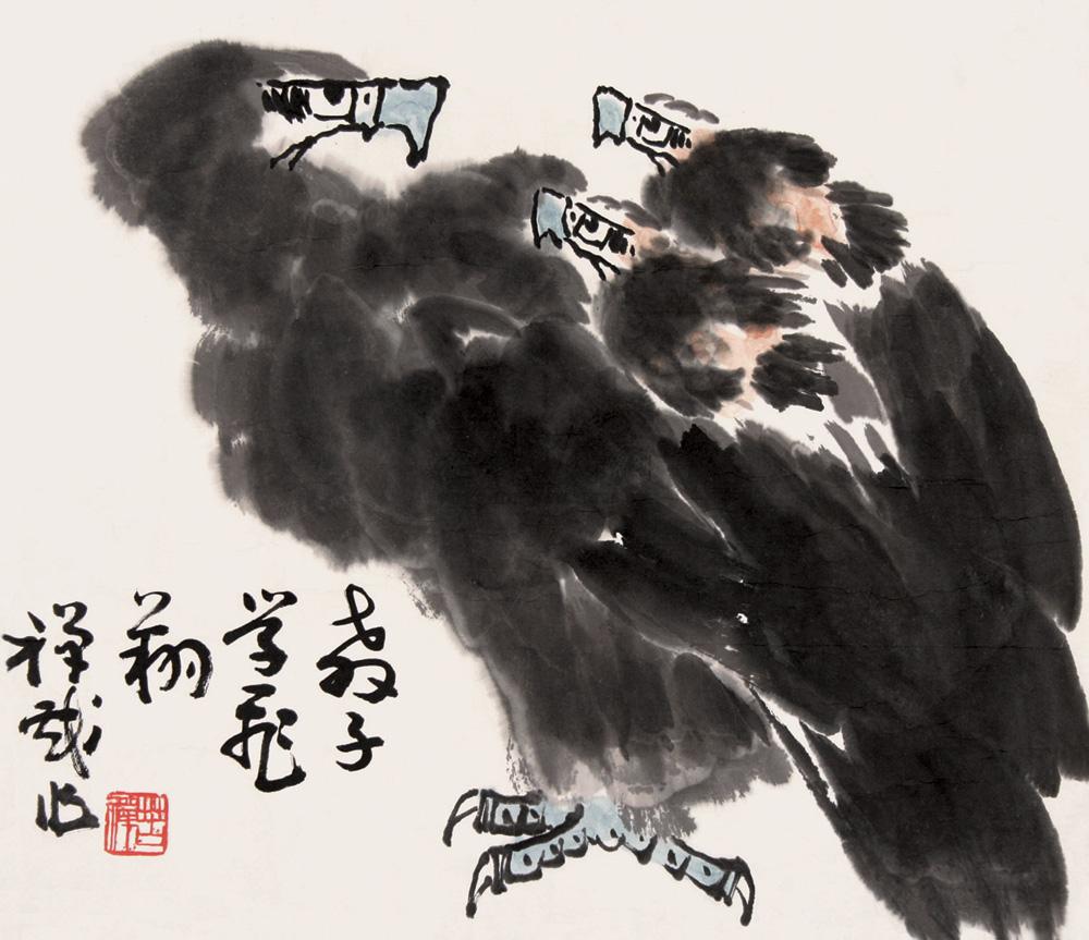 0815教子学飞翔镜心