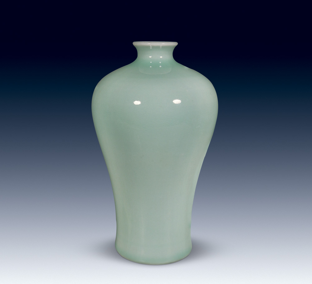 【清道光 青釉小梅瓶】拍卖品_图片_价格_鉴赏_清代单色釉瓷器_雅昌