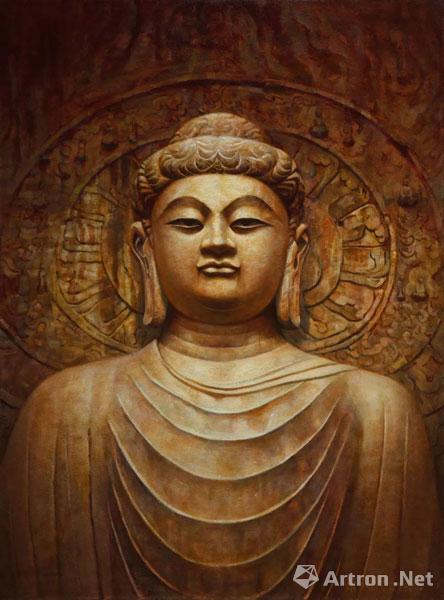 卢舍那大佛 80×60cm 2017vairocana buddha音菩萨 50×60cm 2017