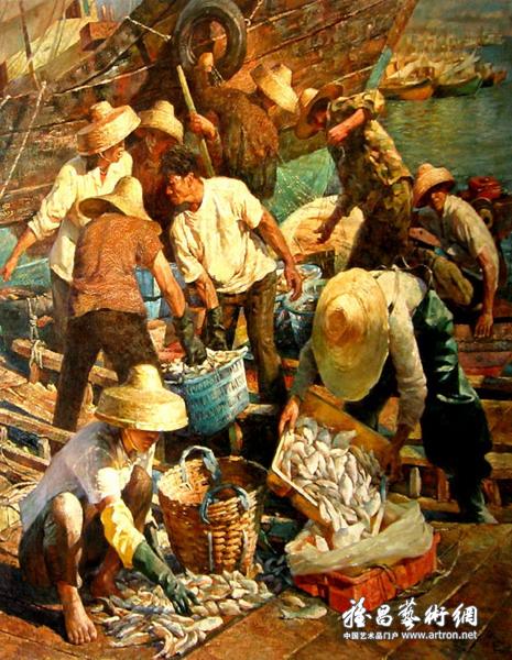 "阳光海浪"宣新明油画作品展