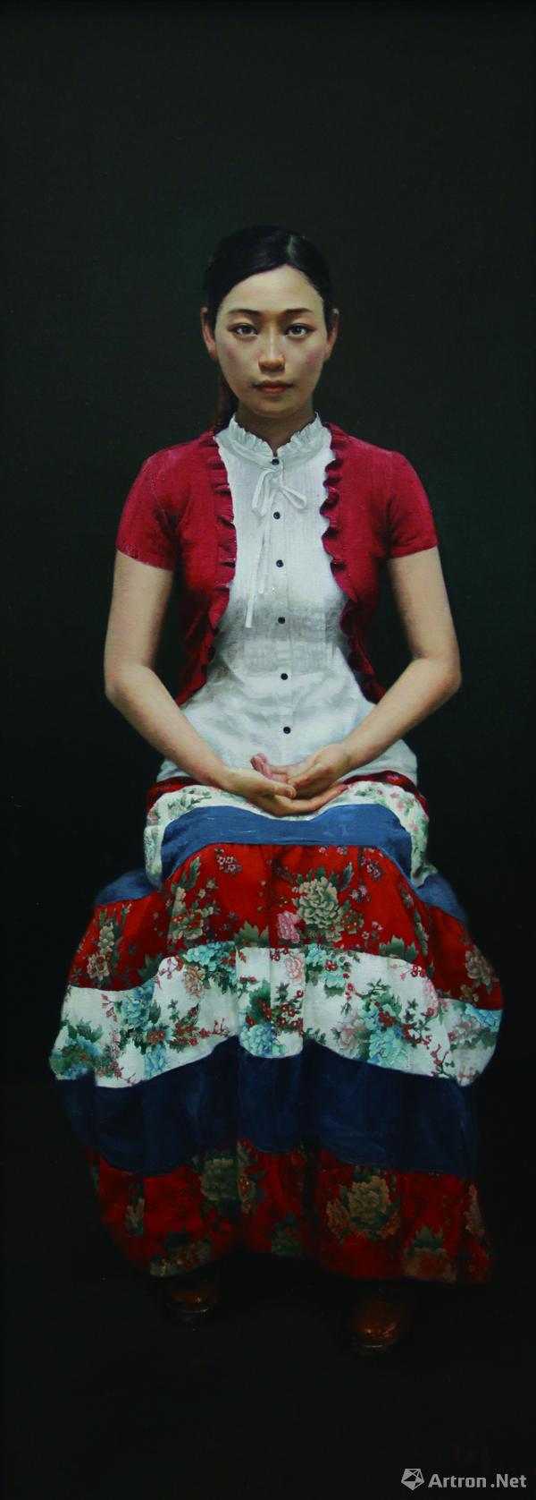 《红颜》  辜志勇 60×160cm
