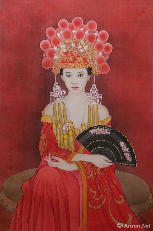 "中国红"崔景哲工笔人物画展