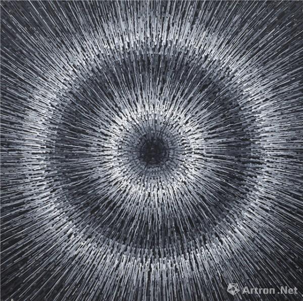 《元速》  孟禄丁 145x145cm 2007年 布面油画