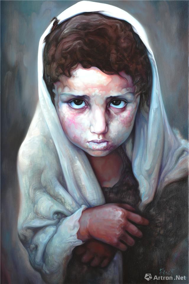 《别去糟蹋》  罗秋光 120x80cm 2016年 布面油画