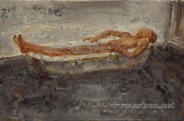 石冲 《无题》 20cmx30cm 布面油画 2004年