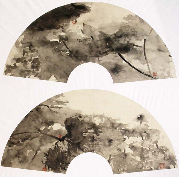 叶澜 展览作品 水墨,植物色 2006