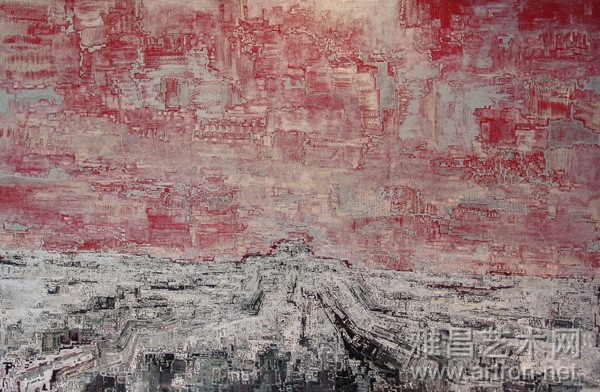 丁设《中国风景no1》 布面油彩 220x145cm 2005