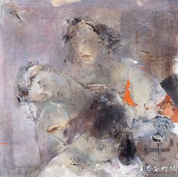 陈子君《你说》 布上油画 100×100cm 2007