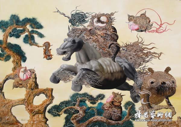 陈流《法象-16》 布面油画 140x200cm 2007