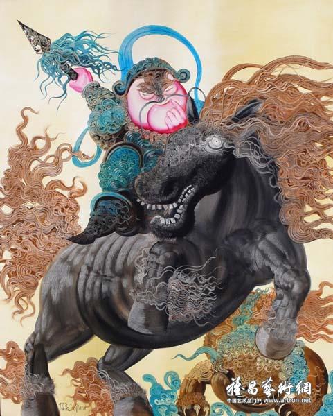 陈流《法象-13》 布面油画 140x120cm 2007