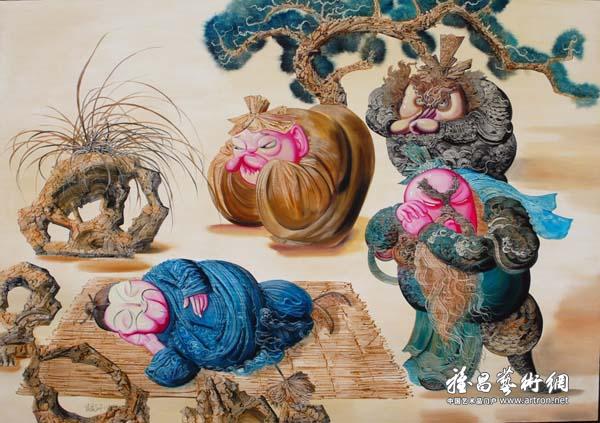 陈流《法象-15》 布面油画 140x200cm 2007