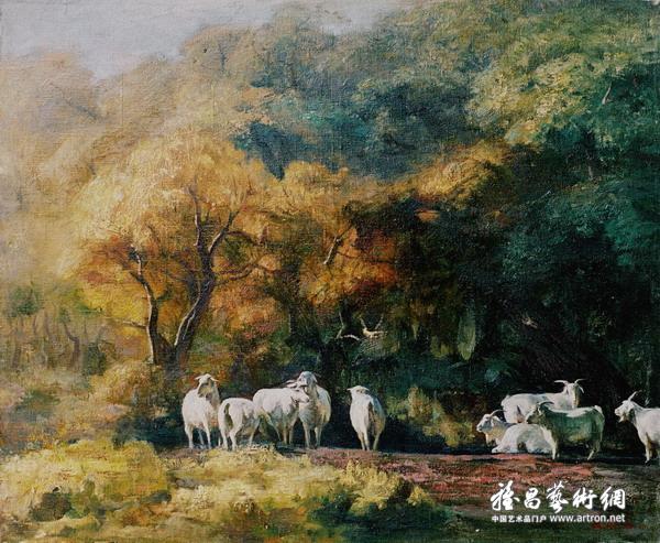 张建群《秋林》 73×60cm