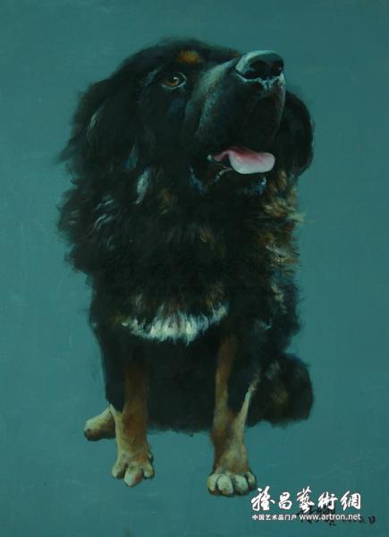 林跃《藏獒》 60×80.5cm