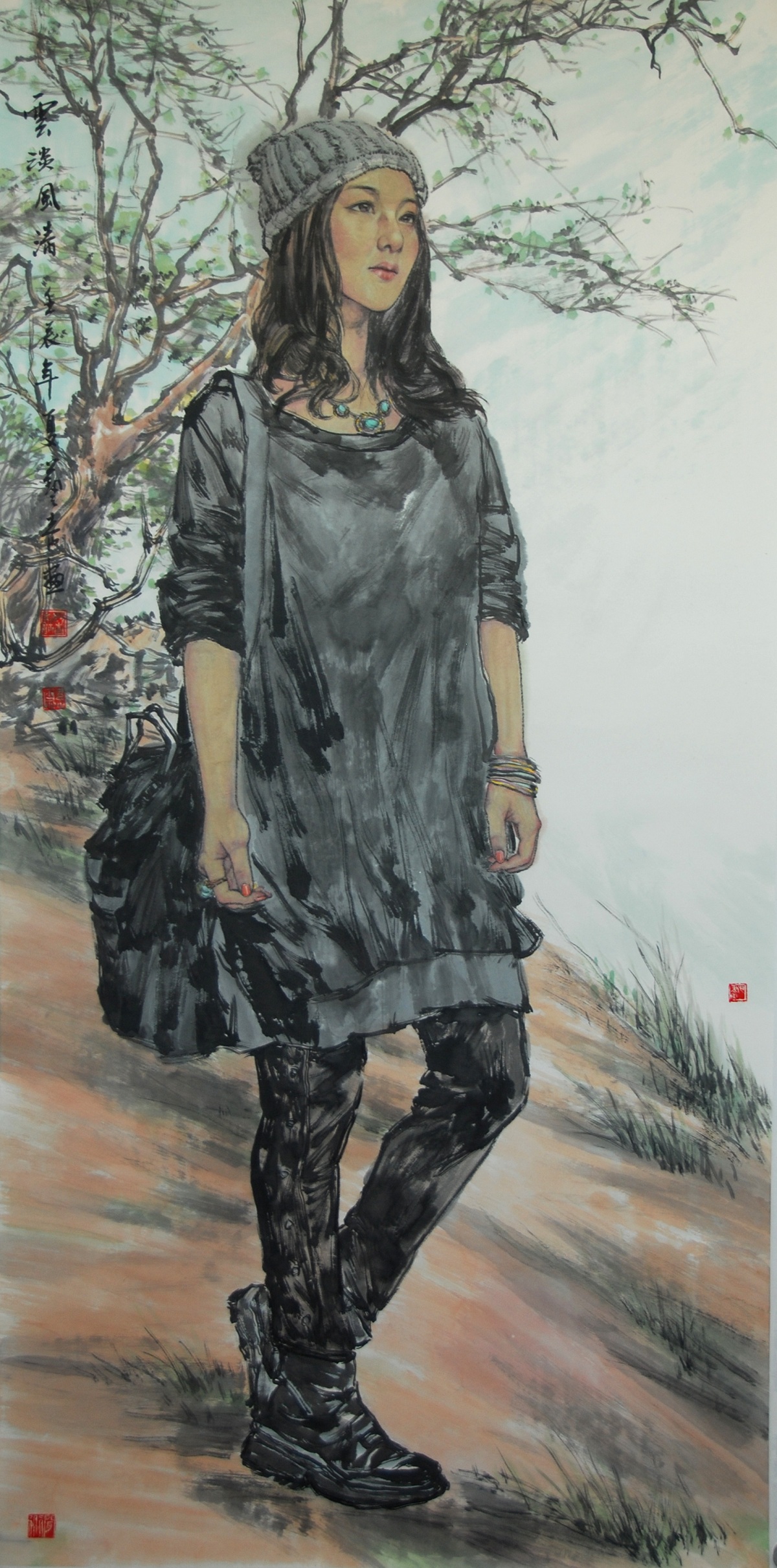 云淡风清_刘艺青_西五艺术中心_画廊主页_雅昌艺术网