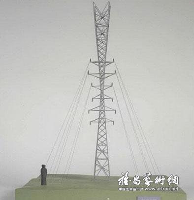 苏格兰雕塑家的“高压电线杆”在Jerwood雕塑奖中夺魁