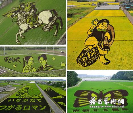 18幅令人惊叹的日本稻田艺术作品