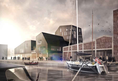 丹麦欧登塞港口设计竞赛获奖作品：北大西洋屋