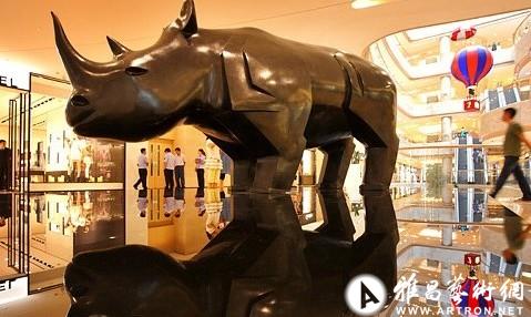 法国顶尖艺术家动物雕塑落户南京