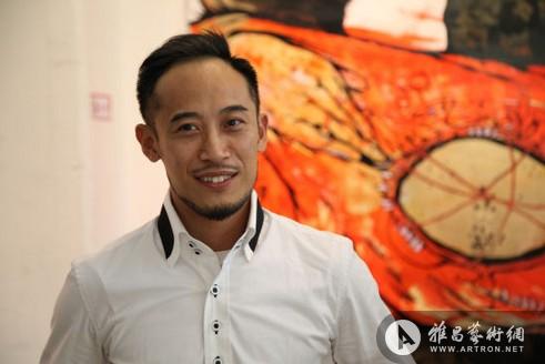 澳门刃记乐队主唱百强个展在北京全艺社开幕