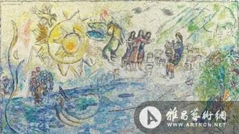 夏加尔镶嵌画作品入驻美国国家美术馆