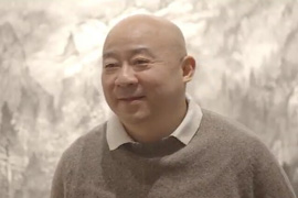 崔见中国画作品展嘉宾采访——范扬