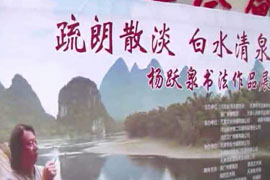 “疏朗散淡 白水清泉”杨跃泉书法作品展